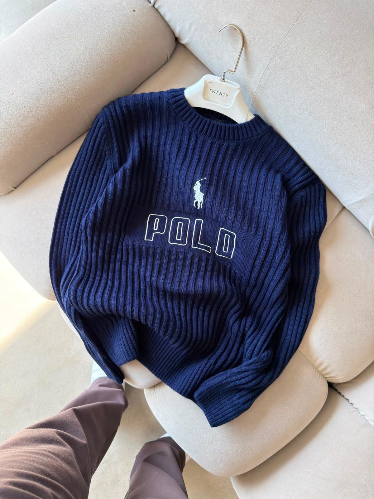 POLO ÖRGÜLÜ TRİKO KAZAK