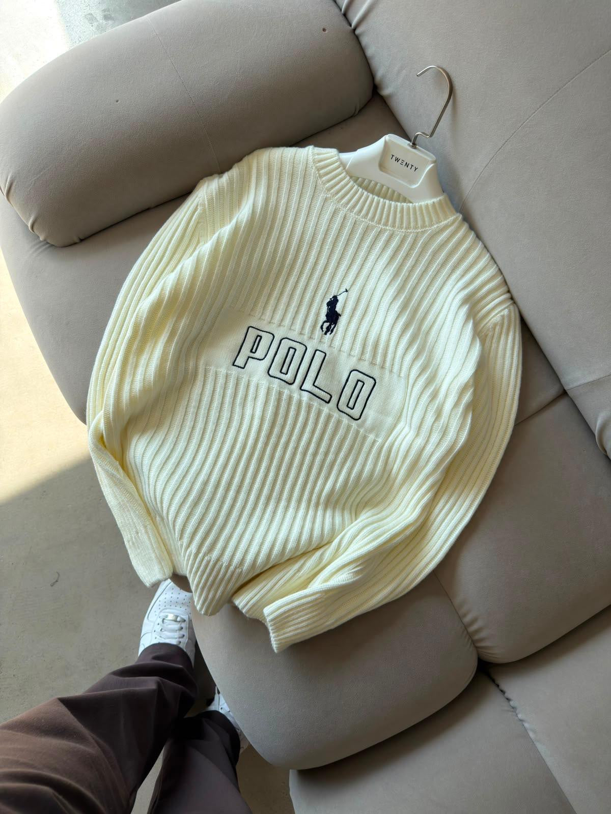 POLO ÖRGÜLÜ TRİKO KAZAK