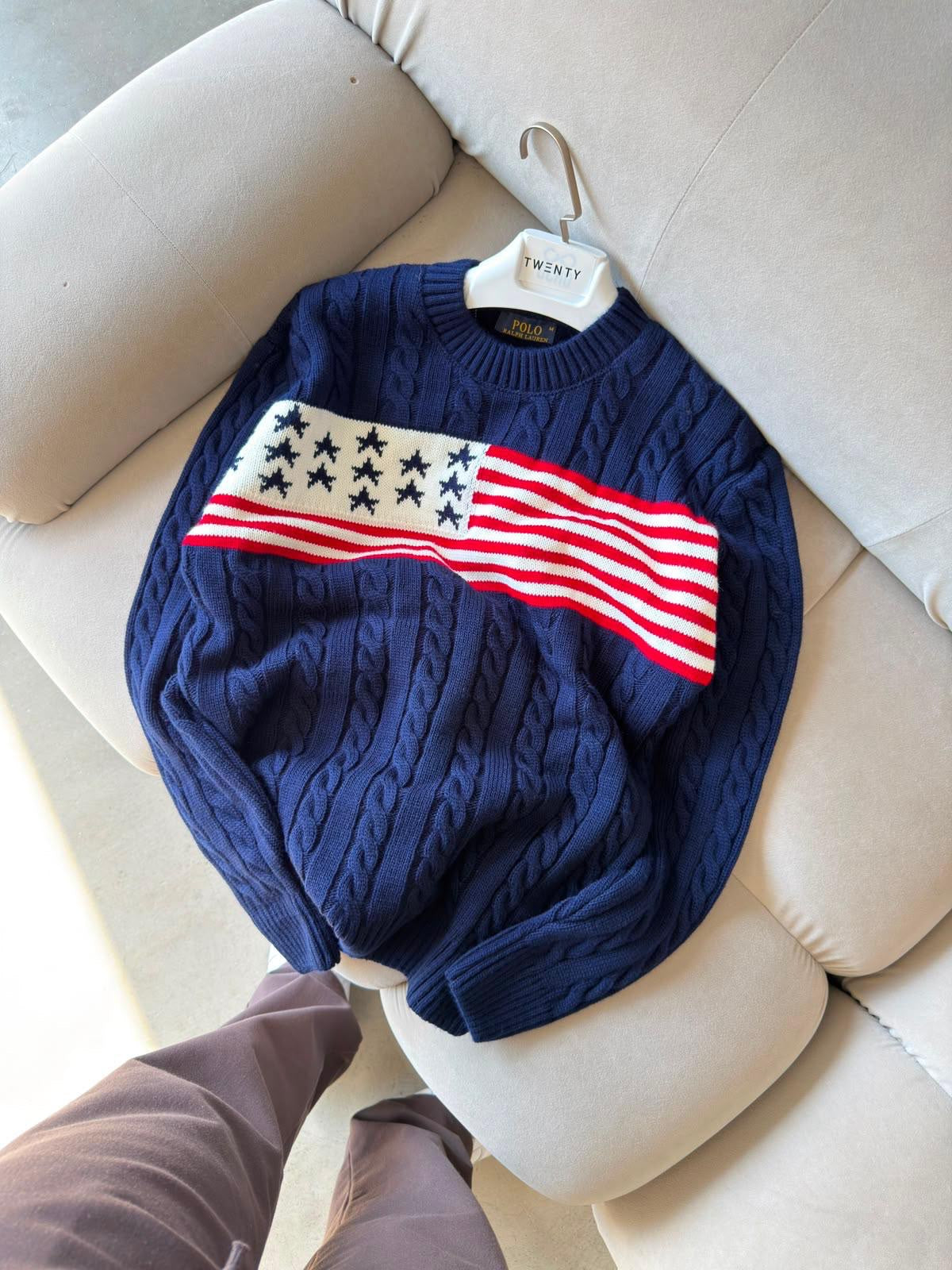 USA ÖRGÜLÜ TRİKO KAZAK